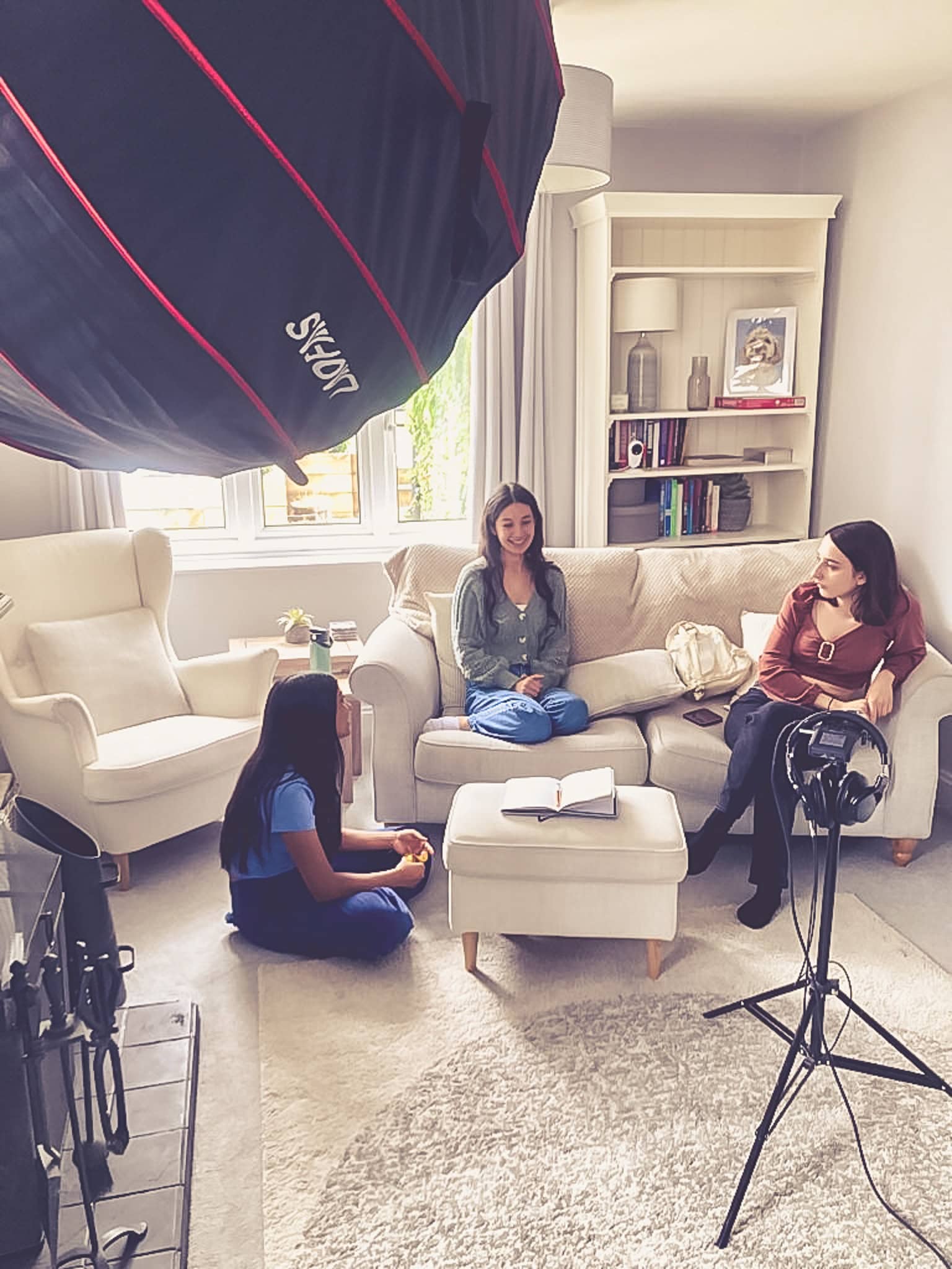 A screen acting session on the MX acting course in London